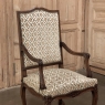 Set of 6 Antique French Regence Dining Chairs includes 2 Armchairs