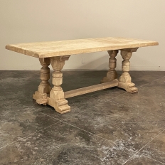 Antique Country French Farm Table ~ Trestle Table