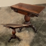 19th Century Flip-Top Mahogany Game Table ~ Console