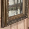 19th Century Framed Oil Painting on Canvas by Xavier Wurth (1869-1933)
