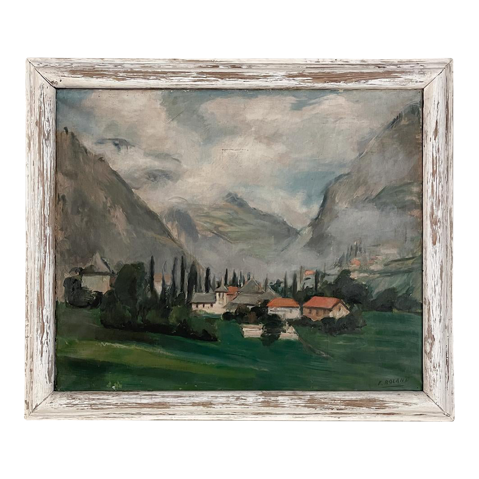 Framed Oil Painting on Canvas by Flory Roland (19051978)