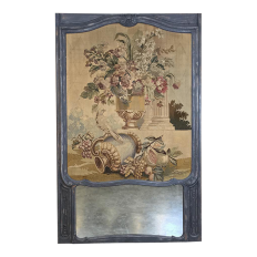 19th Century Grand Trumeau with Aubusson Tapestry