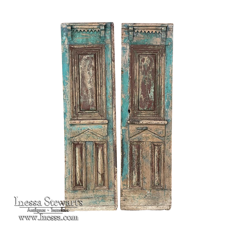 Pair 19th Century East European Oak Exterior Doors