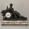 19th Century French Louis XVI 3-Piece Mantel Clock Set