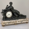 19th Century French Louis XVI 3-Piece Mantel Clock Set