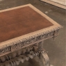 19th Century Renaissance Barley Twist Stripped Oak Desk