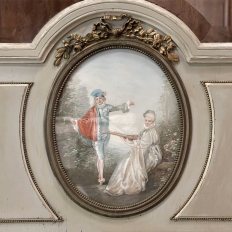 19th Century French Louis XVI Painted Vitrine