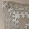 Belgian Hand-Made Linen and Velvet Throw Pillow