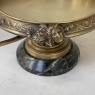 19th Century French Napoleon III Period Bronze Centerpiece on Marble Base