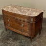 Antique French Louis XVI Marble Top Commode