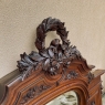 19th Century French Louis XVI Walnut Mantel Mirror