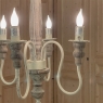 Tuscan Neoclassical Painted Chandelier