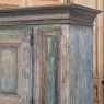 18th Century Swedish Painted Pine Two-Tiered Cabinet