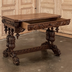 19th Century French Renaissance Writing Table ~ Petit Desk