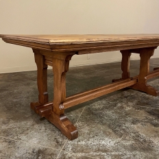 Antique Country French Banquet Trestle Table