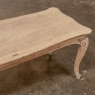 Antique French Louis XV Coffee Table in Stripped Oak
