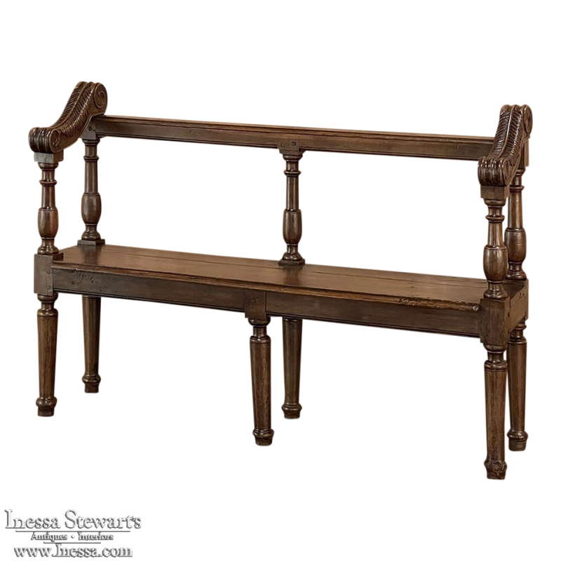 18th Century Country French Hall Bench
