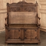 Antique Louis XIV Oak Hall Bench