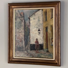 Antique Framed Oil Painting on Canvas by Raphael Dubois (1888-1960)