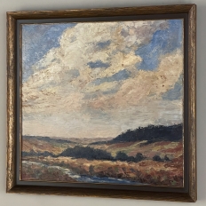 Antique Framed Oil Painting on Board by Willy Kamp dated 1936