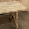 19th Century Spanish Dining Table in Stripped Oak