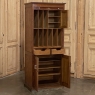 Mid-Century File Cabinet with Roll-Up Tambour Door