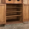 Mid-Century File Cabinet with Roll-Up Tambour Door