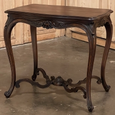 19th Century French Louis XV Fruitwood End Table