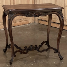 19th Century French Louis XV Fruitwood End Table