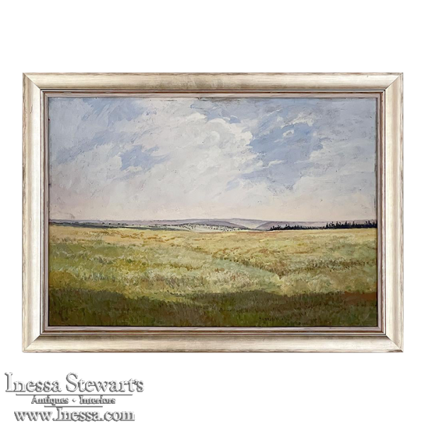 Framed Oil Painting on Board by Professor Leon Fredericq (1851-1935)