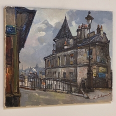 Vintage Oil Painting on Canvas by Edouard Le Saout (1909-1981)