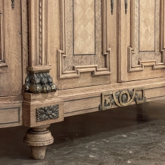 19th Century French Louis XVI Marble Top Buffet with Ormolu