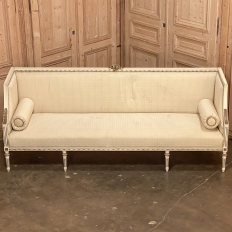 Antique Swedish Neoclassical Painted Sofa