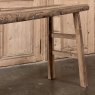 Rustic 19th Century Swedish Elm Wood Sofa Table ~ Console