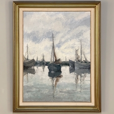 Vintage Framed Oil Painting on Canvas
