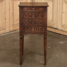 19th Century Country French Louis XVI Petite Commode ~ Nightstand
