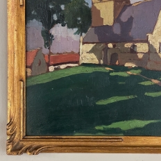 Vintage Framed Oil Painting on Panel by Virgil Cokelbergh (1893-1967)