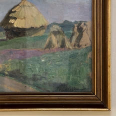 Vintage Framed Oil Painting on Panel by Virgil Cokelbergh (1893-1967)