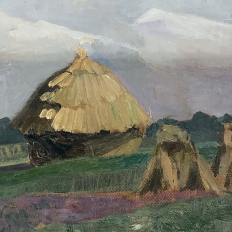 Framed Oil Painting on Panel by Virginie “Virgi” Cokelberghs (1893–1967)