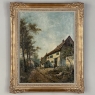 Pair 19th Century Framed Oil Paintings on Canvas by Verhelst