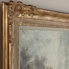 Pair 19th Century Framed Oil Paintings on Canvas by Verhelst