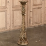 ﻿Antique Italian Baroque Giltwood Pedestal