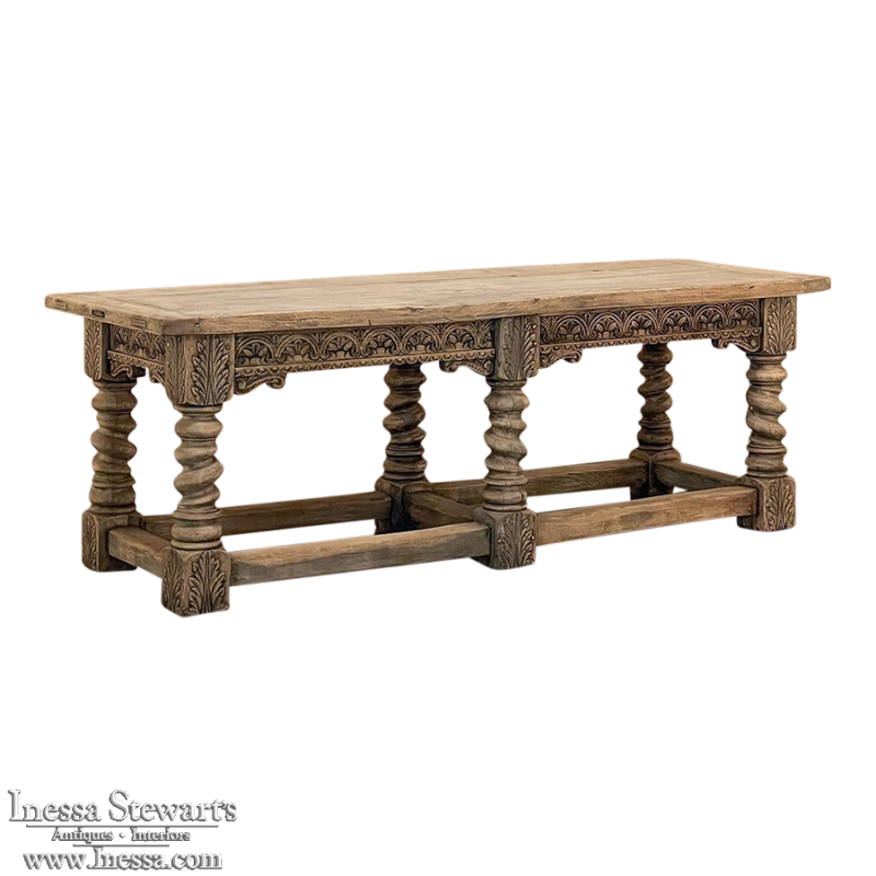 19th Century Renaissance Library ~ Conference Table