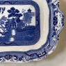 Antique Blue Willow Transferware Platter by S. Hancock & Sons