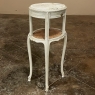 19th Century French Louis XVI Painted Marble Top Nightstand