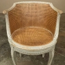 19th Century French Louis XVI Painted Armchair ~ Bergere