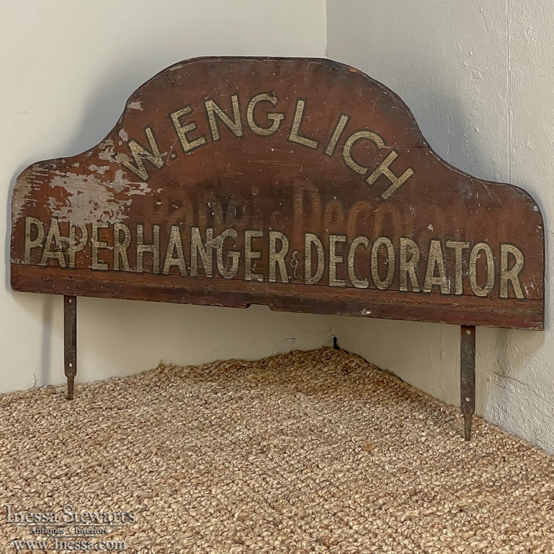 Antique English Shop Sign