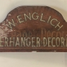 Antique English Shop Sign