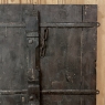 18th Century Plank and Wrought Iron Storm Door