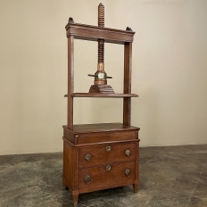 Rare 18th Century Dutch Printer's Paper Press